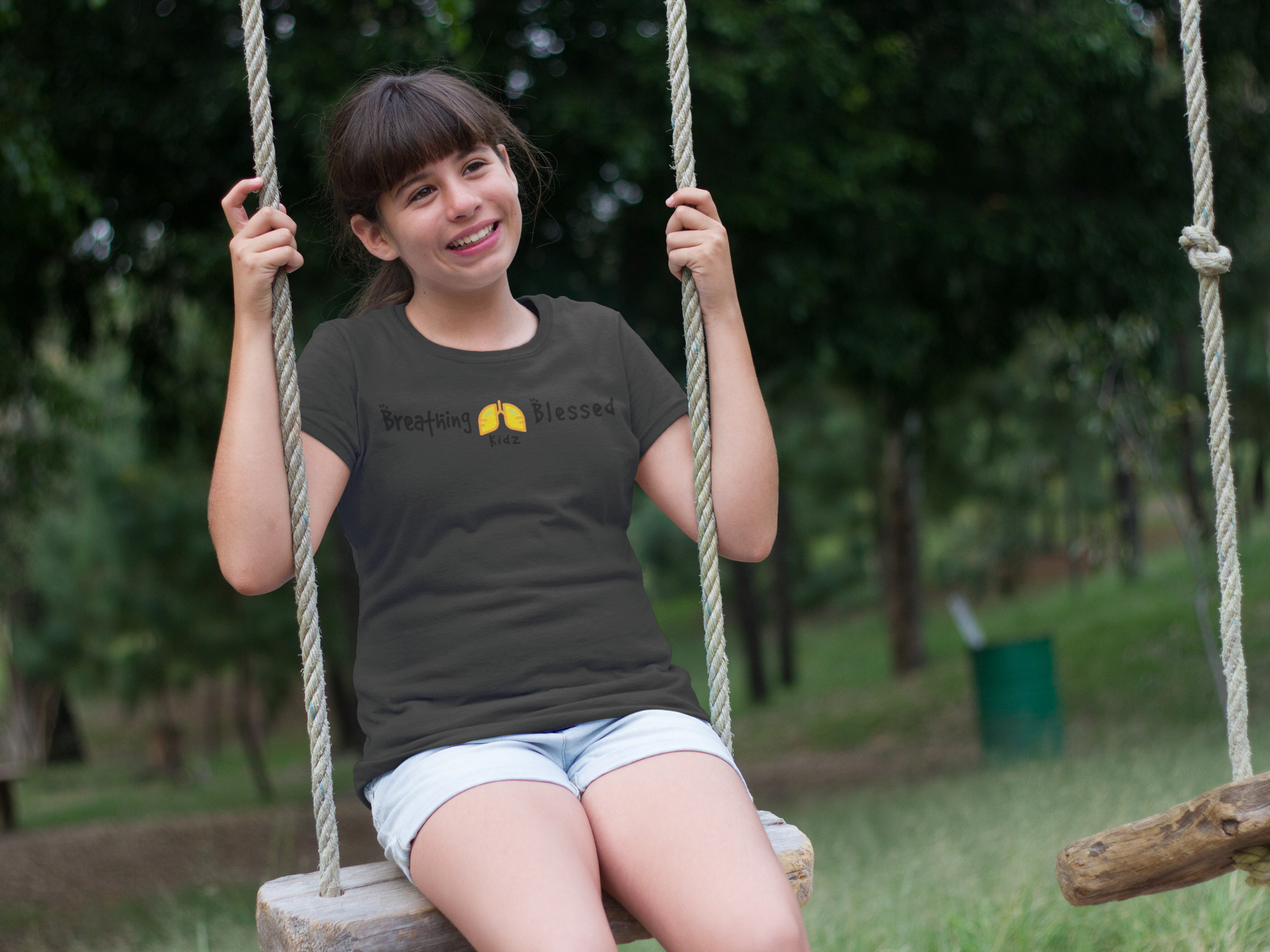 Girl on swing Sunshine DGY Tee