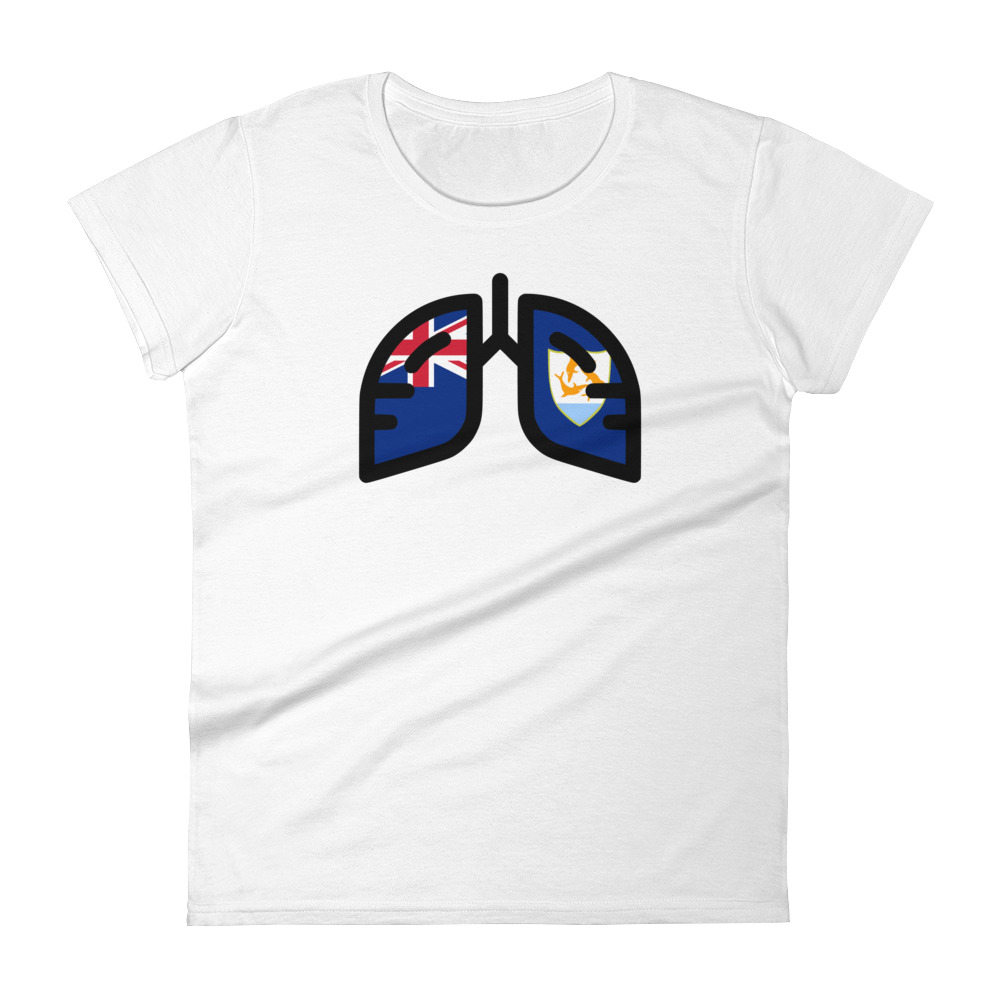 Ladies Breathing Anguilla T-Shirt