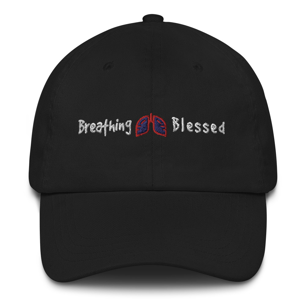 Breathing & White Classic Dad Hat