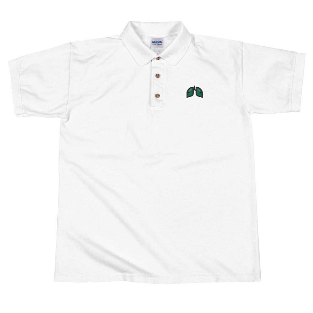 Green Icon Embroidered Polo Shirt