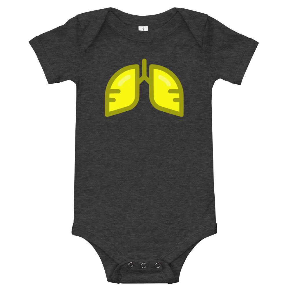 Neon Yellow Icon Baby Bodysuit