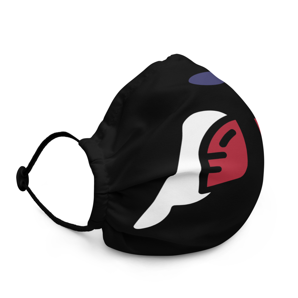 RWB Wing Icon Premium Black Face Mask