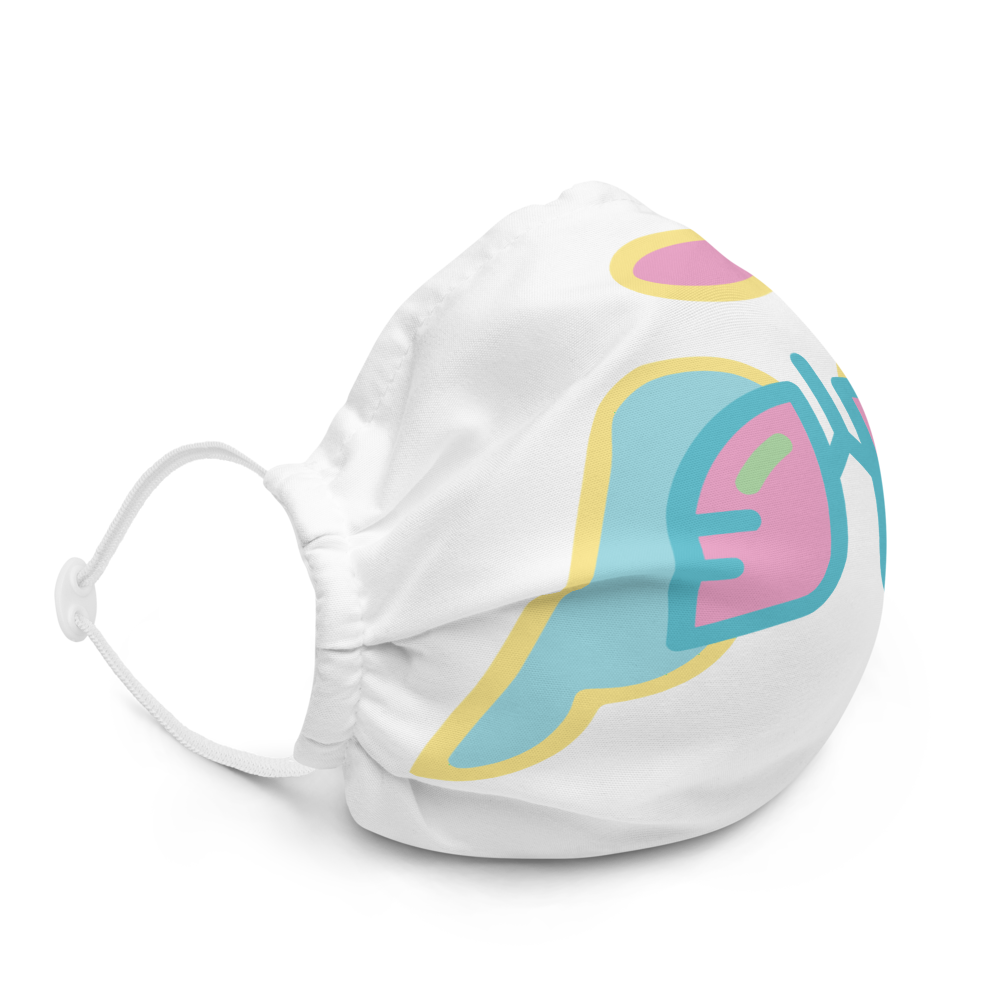 Easter Wing Icon Premium Face Mask