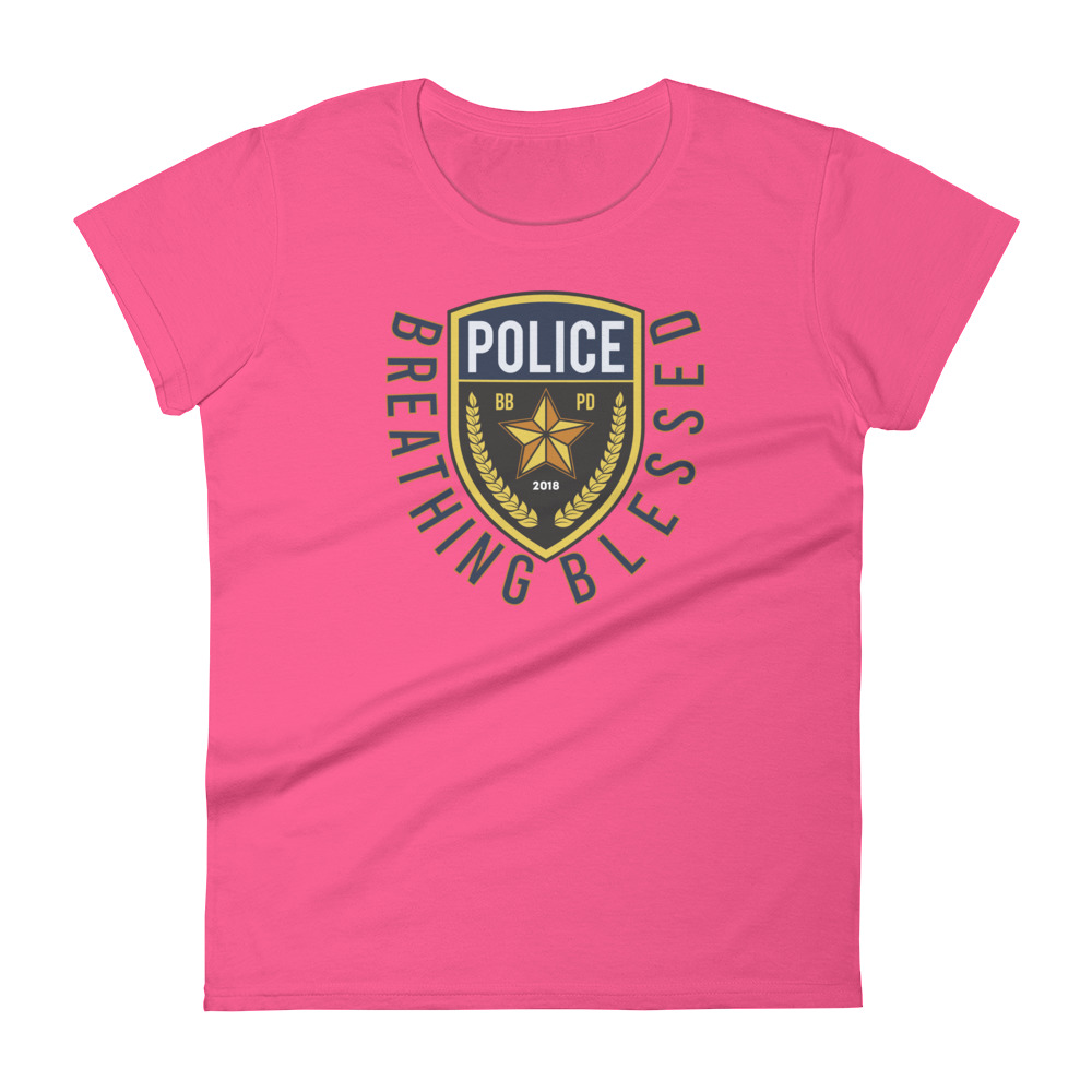 Ladies Police Badge T-Shirt