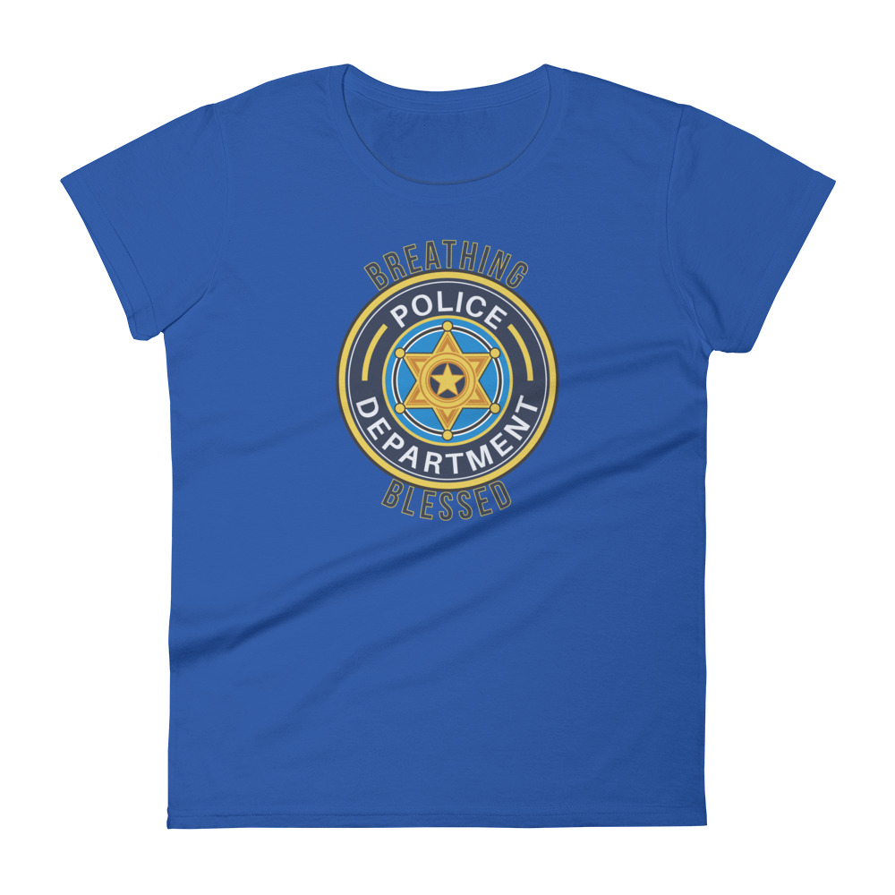 Ladies Police Shield T-Shirt