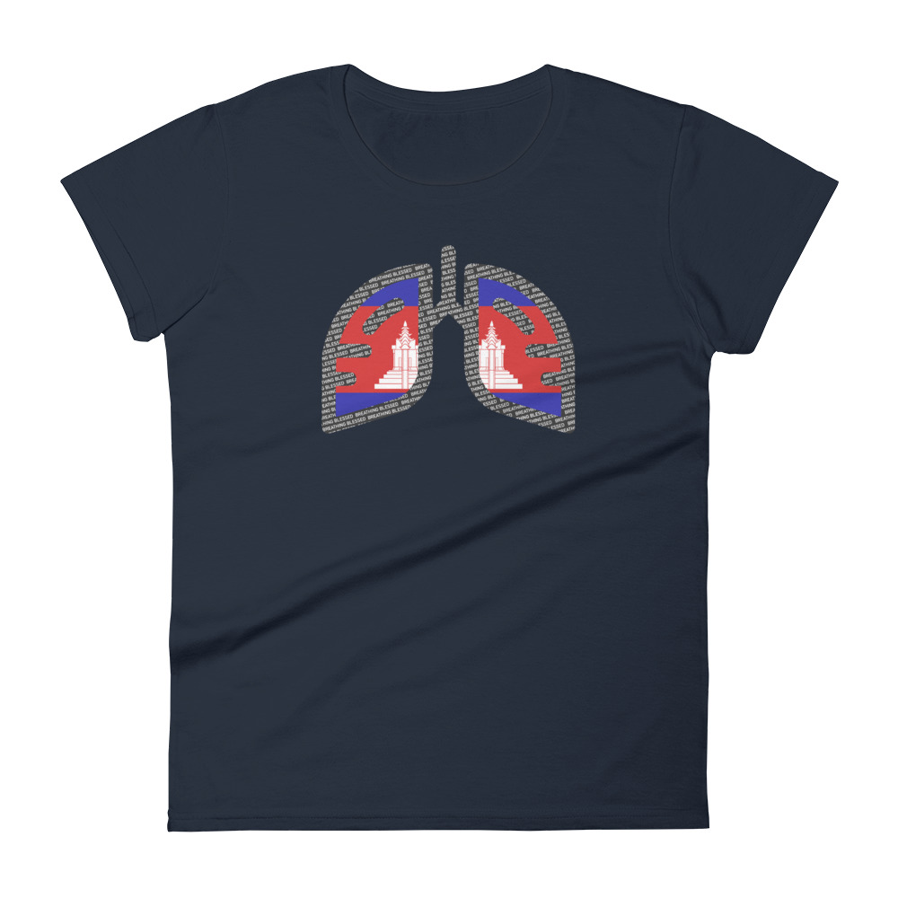 Ladies Breathing Cambodia T-shirt