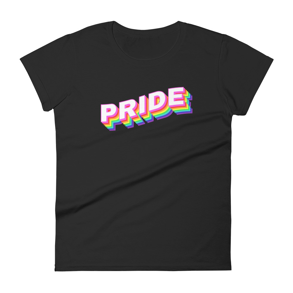 Ladies BB Pride Rainbow T-shirt